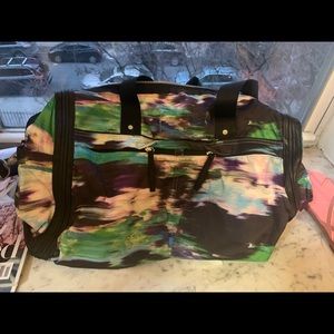 Lululemon colorful weekender duffel bag
